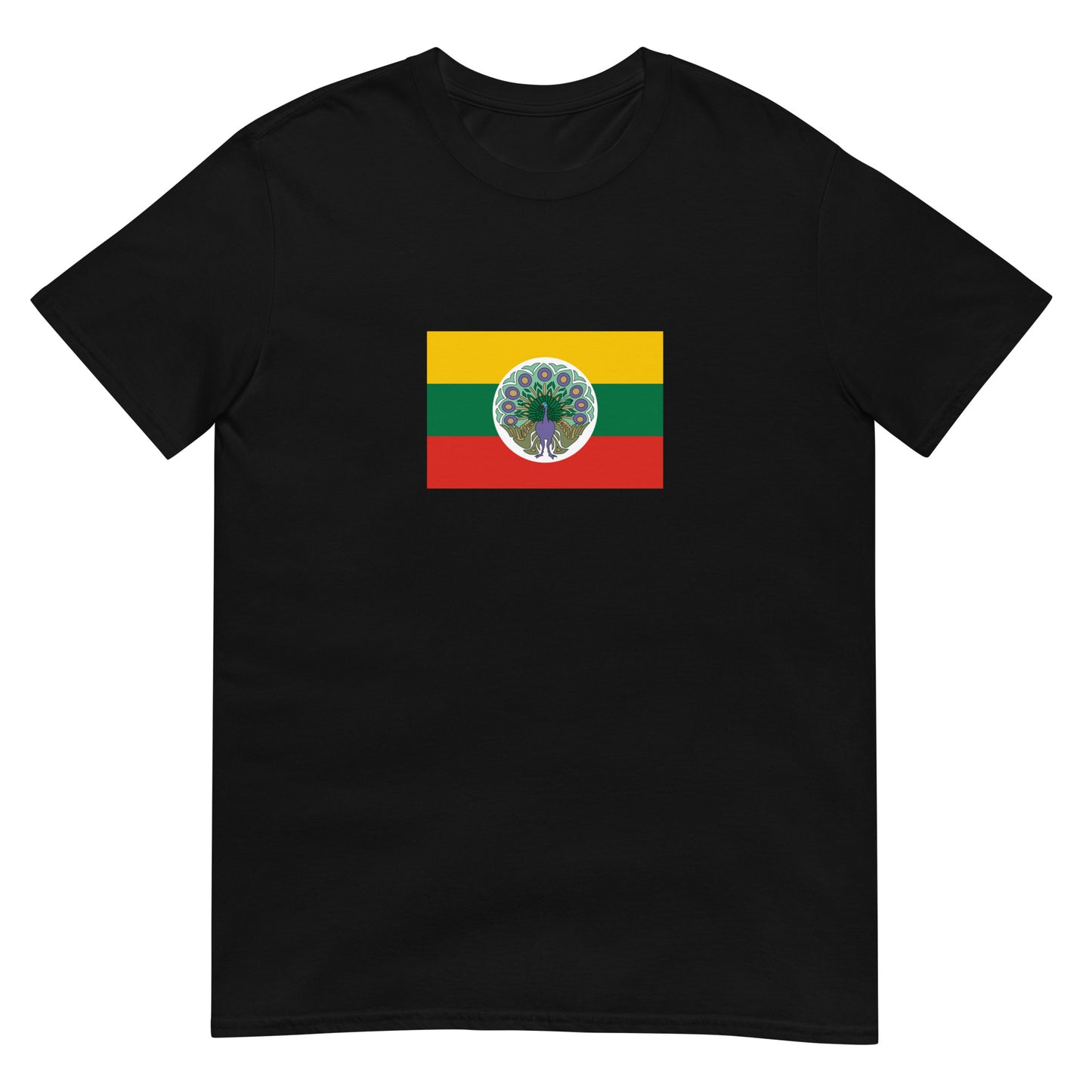 Myanmar (Burma) - State of Burma (1943-1945) | Historical Flag Short-Sleeve Unisex T-Shirt