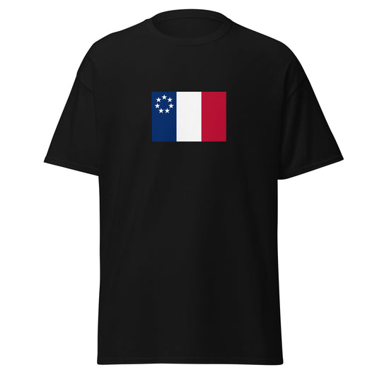 USA - New France (1534-1763) | American Flag Interactive History T-Shirt