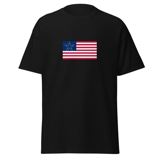 USA - 20 Great Star Flag (1818) | American Flag Interactive History T-Shirt