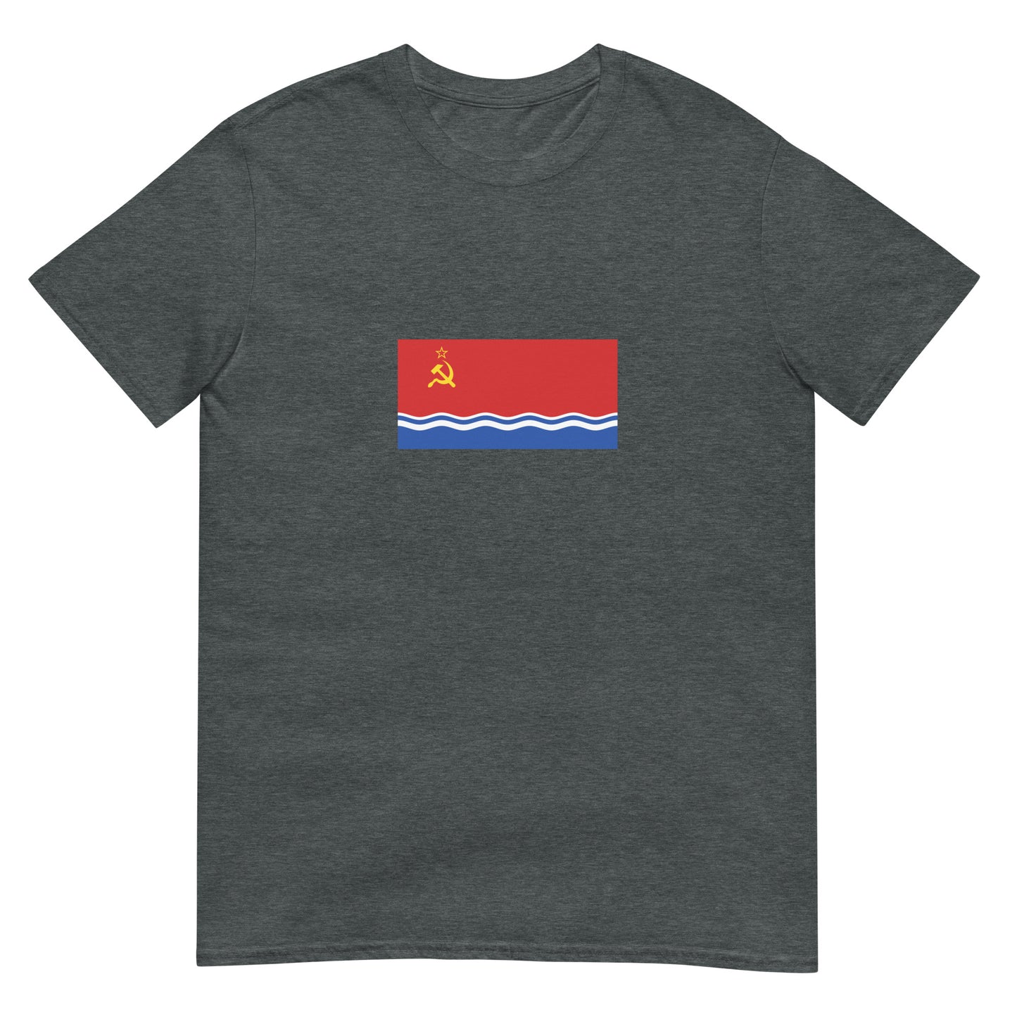 Latvia - Latvian Soviet Socialist Republic (1940-1991) | Historical Flag Short-Sleeve Unisex T-Shirt