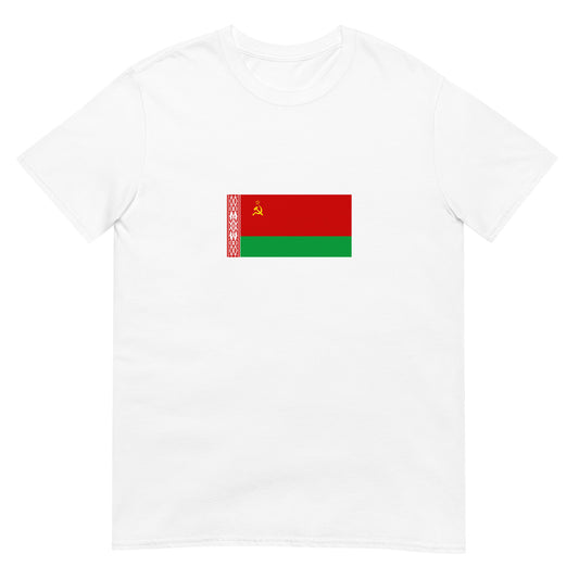 Belarus - Byelarussian Soviet Social Republic (1951-1991) | Historical Flag Short-Sleeve Unisex T-Shirt