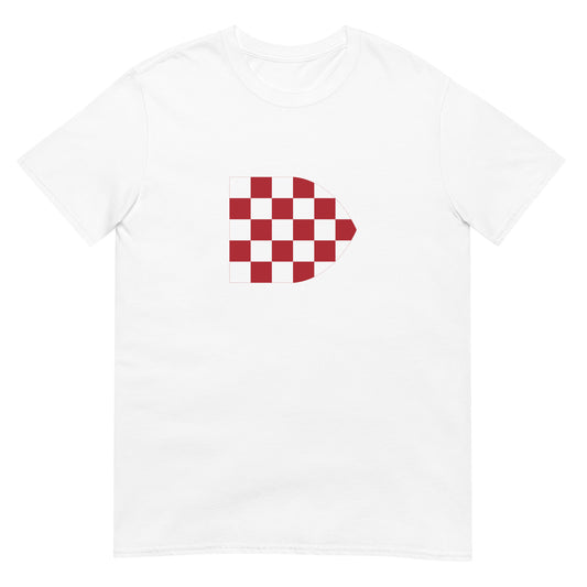 Croatia - Kingdom of Croatia and Dalmatia (1102-1526) | Historical Flag Short-Sleeve Unisex T-Shirt