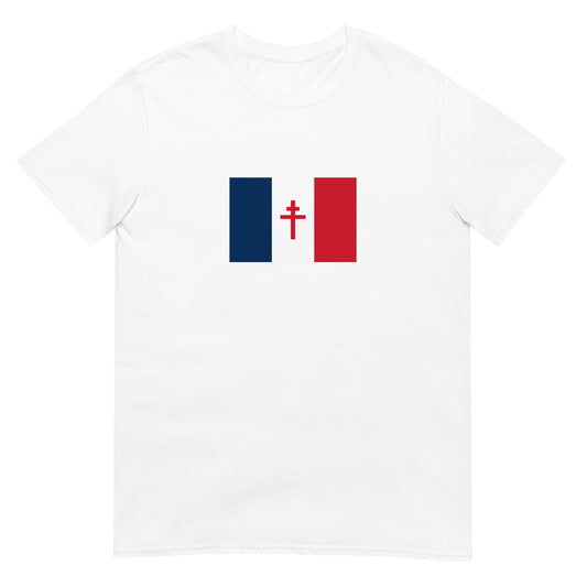 Free France (1940-1944) | French Flag Interactive History T-Shirt