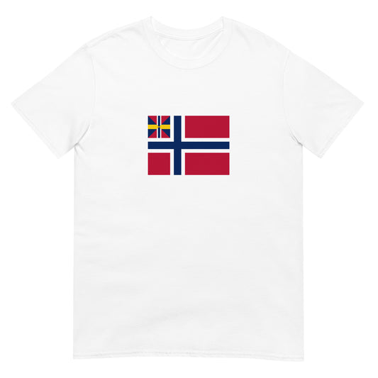 Norway - United Kingdoms of Sweden and Norway (1844-1899) | Historical Flag Short-Sleeve Unisex T-Shirt
