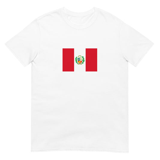 Peru - Peruvian Republic (1825-1884) | Historical Flag Short-Sleeve Unisex T-Shirt