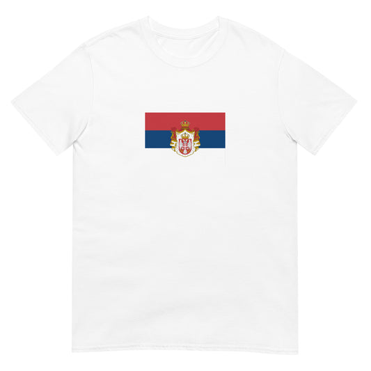 Serbia - Kingdom of Serbia (1882-1918) | Historical Flag Short-Sleeve Unisex T-Shirt