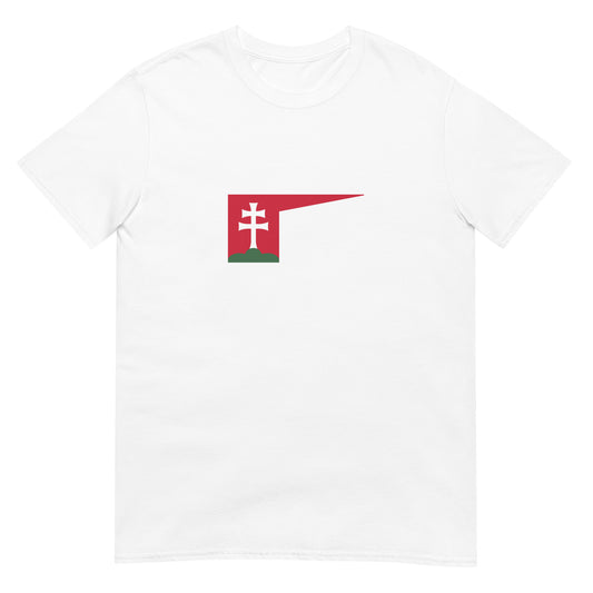 Slovenia - Kingdom of Hungary (1102-1437) | Historical Flag Short-Sleeve Unisex T-Shirt