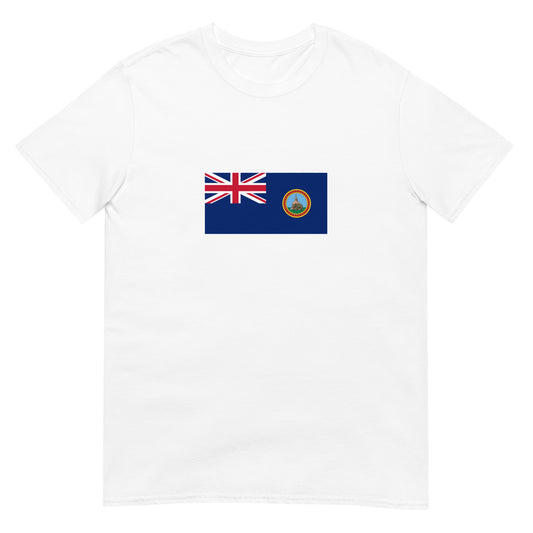 Sri Lanka - British Ceylon (1875-1948) | Historical Flag Short-Sleeve Unisex T-Shirt