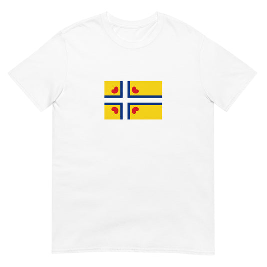 Netherlands - Frisian Kingdom (600-734) | Historical Flag Short-Sleeve Unisex T-Shirt