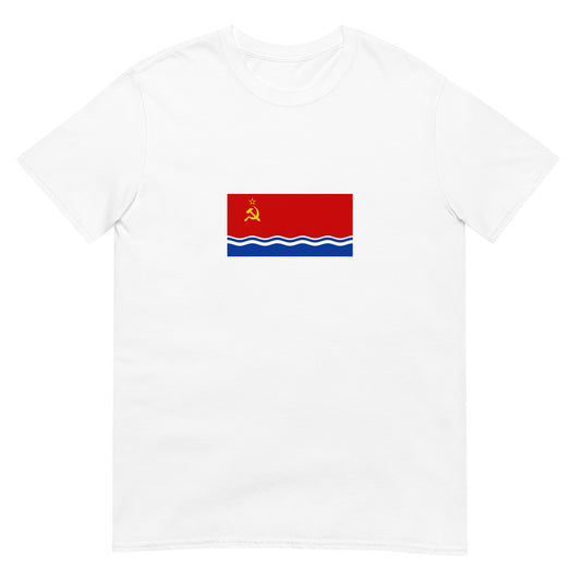 Latvia - Latvian Soviet Socialist Republic (1940-1991) | Historical Flag Short-Sleeve Unisex T-Shirt
