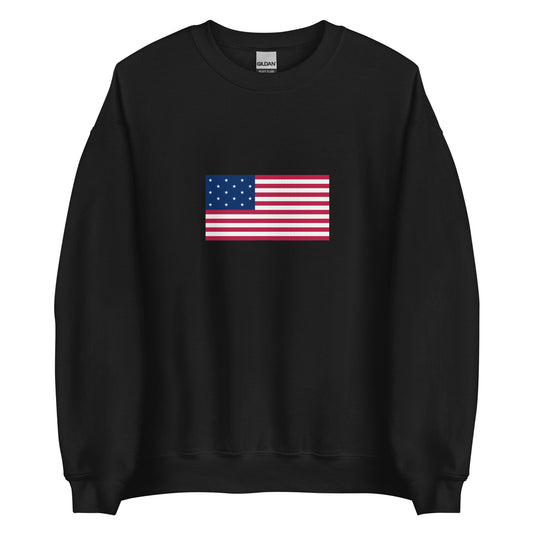 USA - 15 Star Spangled Flag (1795-1818) | American Flag Interactive History Sweatshirt
