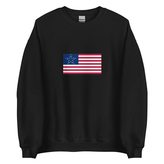 USA - 20 Great Star Flag (1818) | American Flag Interactive History Sweatshirt