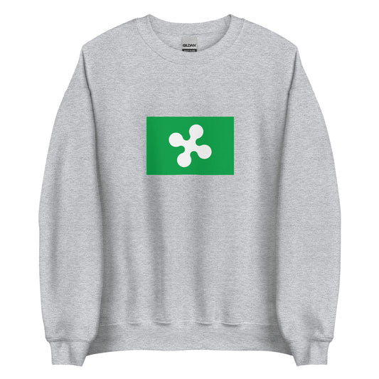 Lombards | Ethnic Italy Flag Interactive Sweatshirt