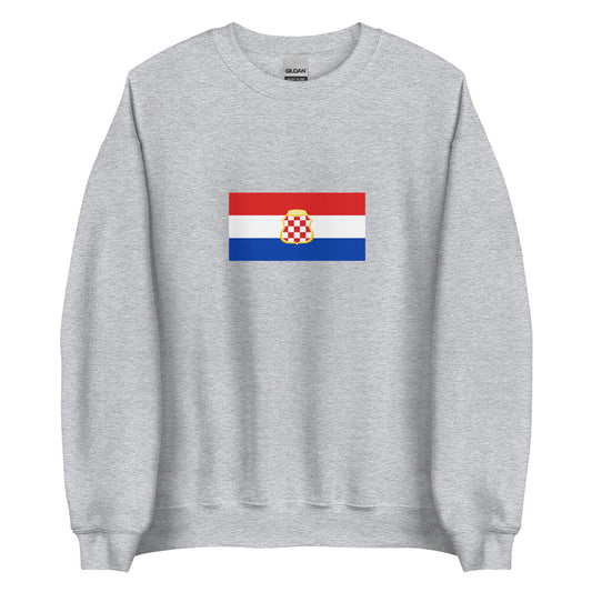 Bosnia Herzegovina - Bosnian Croats | Ethnic Flag Unisex Sweatshirt
