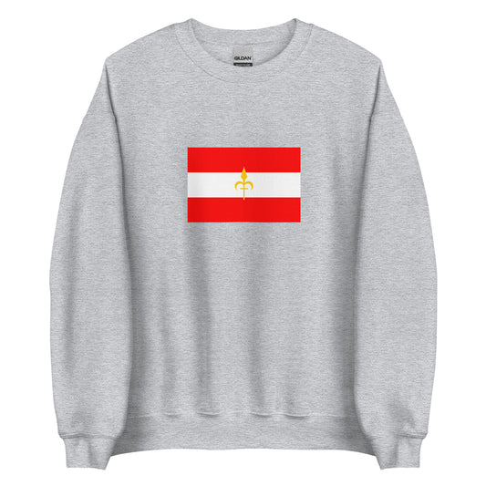 Slovenia - Imperial Free City of Trieste (1850 - 1918) | Historical Flag Unisex Sweatshirt