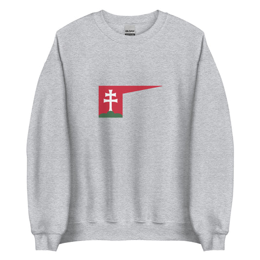 Slovenia - Kingdom of Hungary (1102 - 1437) | Historical Flag Unisex Sweatshirt