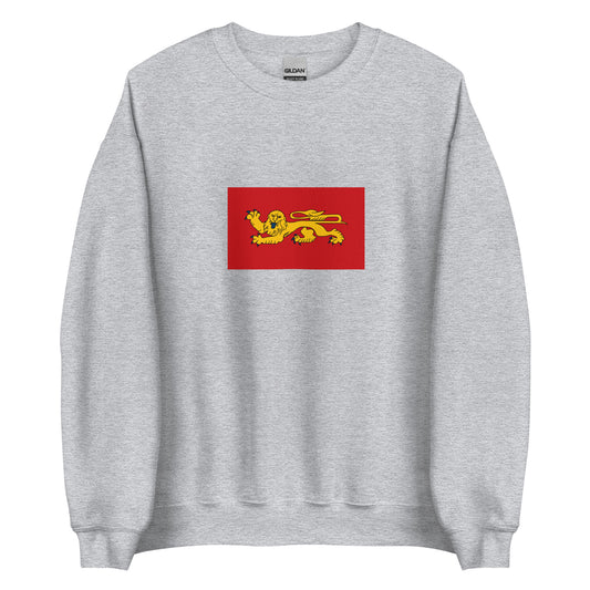 France - Occitania Duchy of Acquitaine (602-1453) | French Flag Interactive History Sweatshirt