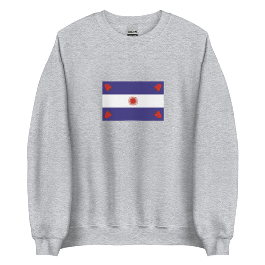 Argentina - Argentine Confederation (1831 - 1861) | Historical Flag Interactive Unisex Sweatshirt
